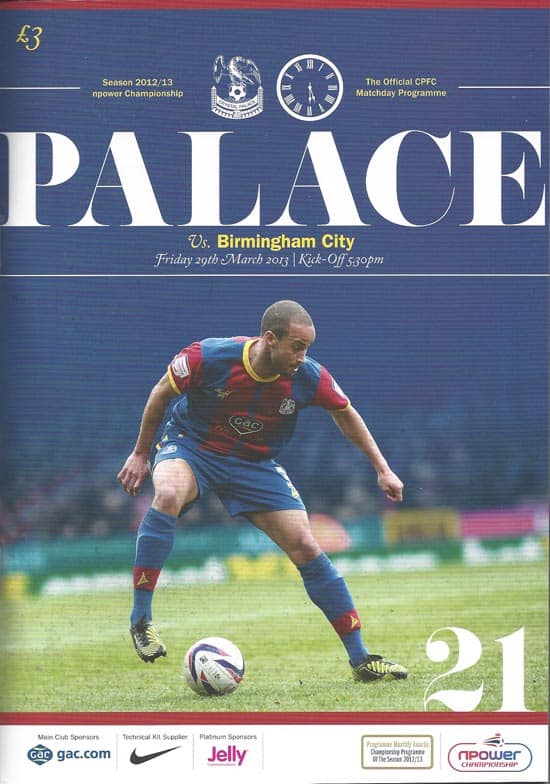 Crystal Palace FC v Birmingham City FC